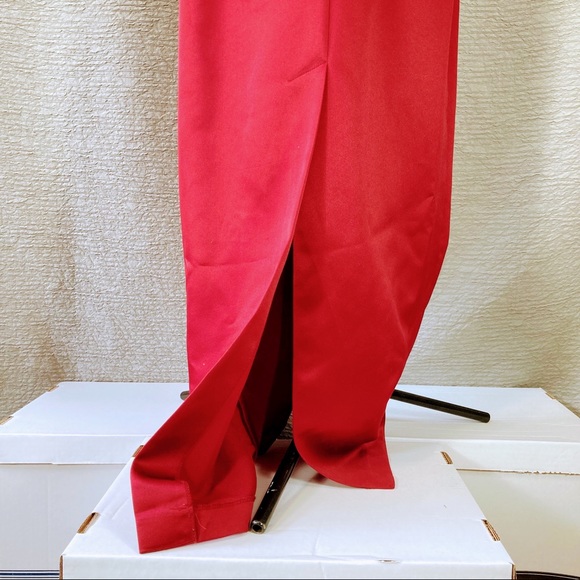 Gorgeous Vintage Patra Sleeveless A-Line Long Evening Cocktail Dress Size 12 - Picture 8 of 10